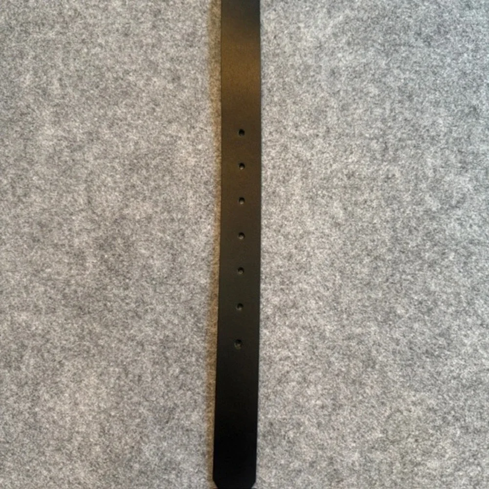 Melrose and Market Trouser Belt Womens Size M Black NWT Leather Double D Ring